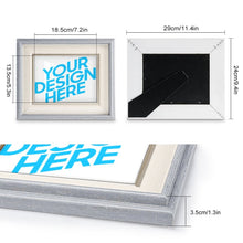 Lade das Bild in den Galerie-Viewer, Pulsdruck Bilderrahmen Fotorahmen mit Foto in horizontale Version selbst gestalten und bedrucken