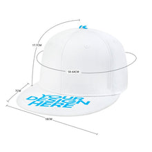 Lade das Bild in den Galerie-Viewer, Baseballkappe Snapback Cap Voll-Druck Damen / Herren selbst gestalten und bedrucken