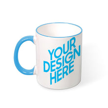 Lade das Bild in den Galerie-Viewer, Sonderangebot Farbbecher mit Mund und Griff aus Keramik selbst gestalten und bedrucken