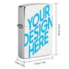 Lade das Bild in den Galerie-Viewer, Feuerzeug Hülle Feuerzeug Metallhülle mit Foto Muster Text selbst gestalten und bedrucken