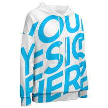 Lade das Bild in den Galerie-Viewer, Damen Kapuzensweatshirt Kapuzenpullover mit Foto Text selbst gestalten und bedrucken
