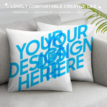 Lade das Bild in den Galerie-Viewer, Kuschelkissen Kissenhülle / Kissenbezug aus Samt mit Foto einseitiger Druck selbst gestalten und bedrucken