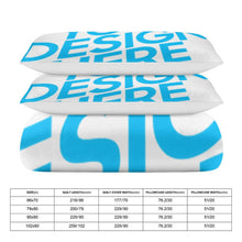 Lade das Bild in den Galerie-Viewer, Dicke Foto Bettwäsche 3 teilig (1 Bettbezug und 2 Kissenbezüge mit einseitigem Druck, alles individuell gestaltbar) mit Foto Design Motiv Text selbst gestalten und bedrucken