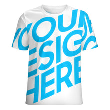 Lade das Bild in den Galerie-Viewer, T-Shirt Voll Druck TSHIRT für Männer Herren mit Foto Text selbst gestalten und bedrucken