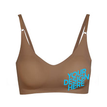 Lade das Bild in den Galerie-Viewer, (Druck auf dem unteren linken Teil) Personalisierte nahtlose Push-up-BH Bustier Bralette BH Sling Unterwäsche BH WH022 mit Fotos Muster Text Logo selbst gestalten und bedrucken