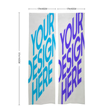 Lade das Bild in den Galerie-Viewer, Türvorhang Symmetrie mit Durchgangsstange 86x143cm selbst gestalten und bedrucken
