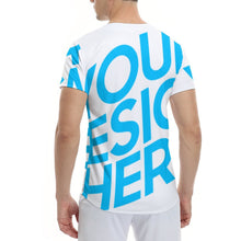 Lade das Bild in den Galerie-Viewer, Große Größen Einzelbilddruck Herren / Männer TSHIRT Baseball Kurzarmshirt Kurzarmhemd AJT mit Fotos Muster Text Logo selbst gestalten und bedrucken
