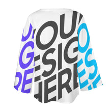 Lade das Bild in den Galerie-Viewer, Multi-Image-Druck Langarmshirt V-Ausschnitt Damen Bluse Lose Shirt NZ2205294 mit Fotos Muster Text Logo selbst gestalten und bedrucken