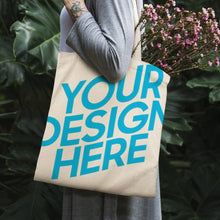 Lade das Bild in den Galerie-Viewer, 38×41cm Beidseitiger Druck Groß Martin Tote Bag Canvas Einkaufstasche Jutebeutel Stoffbeutel selbst gestalten und bedrucken