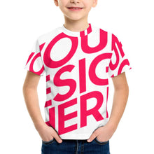 Lade das Bild in den Galerie-Viewer, Einzelbild-Design Kinder Kurzarm T-Shirt TSHIRT Mesh - Mädchen / Jungen mit Foto Design Motiv Text selbst gestalten und bedrucken