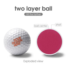 Lade das Bild in den Galerie-Viewer, Doppelseitiger Druck Personalisiert Golfball JJ0526010 mit Fotos Muster Text Logo selbst gestalten und bedrucken