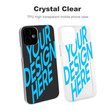 Lade das Bild in den Galerie-Viewer, Transparente Soft TPU Handyhülle für Apple iPhone 12 Serie Pro / Pro Max / Mini mit Foto selbst gestalten und bedrucken