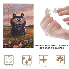 Lade das Bild in den Galerie-Viewer, Puzzle Bilderrahmen Fotorahmen mit Photo in vertikale Version selbst gestalten und bedrucken