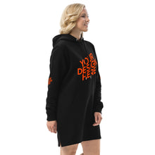 Lade das Bild in den Galerie-Viewer, Hoodiekleid Langer Kapuzenpullover-Kleid Damen/Frauen selbst gestalten und bedrucken