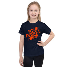 Lade das Bild in den Galerie-Viewer, Jersey Kurzarm Kinder T-Shirt mit Bild selbst gestalten und bedrucken