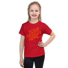 Lade das Bild in den Galerie-Viewer, Jersey Kurzarm Kinder T-Shirt mit Bild selbst gestalten und bedrucken