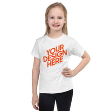 Lade das Bild in den Galerie-Viewer, Jersey Kurzarm Kinder T-Shirt mit Bild selbst gestalten und bedrucken