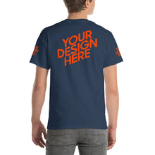 Lade das Bild in den Galerie-Viewer, Kurzärmeliges T-shirt Modische Stile GTS769054 Herren/Männer selbst gestalten und bedrucken