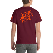 Lade das Bild in den Galerie-Viewer, Kurzärmeliges T-shirt Modische Stile GTS769054 Herren/Männer selbst gestalten und bedrucken