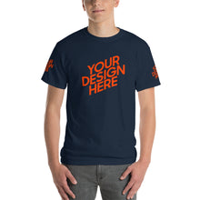 Lade das Bild in den Galerie-Viewer, Kurzärmeliges T-shirt Modische Stile GTS769054 Herren/Männer selbst gestalten und bedrucken