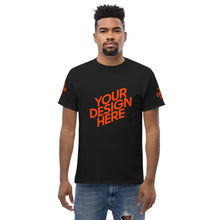 Lade das Bild in den Galerie-Viewer, Dickes Stoff-T-Shirt für Herren/Männer selbst gestalten und bedrucken