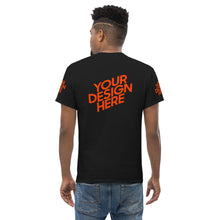 Lade das Bild in den Galerie-Viewer, Dickes Stoff-T-Shirt für Herren/Männer selbst gestalten und bedrucken