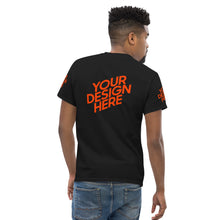 Lade das Bild in den Galerie-Viewer, Dickes Stoff-T-Shirt für Herren/Männer selbst gestalten und bedrucken