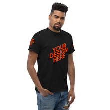 Lade das Bild in den Galerie-Viewer, Dickes Stoff-T-Shirt für Herren/Männer selbst gestalten und bedrucken