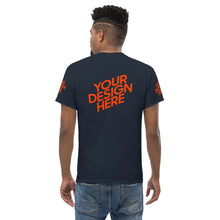 Lade das Bild in den Galerie-Viewer, Dickes Stoff-T-Shirt für Herren/Männer selbst gestalten und bedrucken