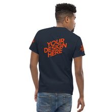 Lade das Bild in den Galerie-Viewer, Dickes Stoff-T-Shirt für Herren/Männer selbst gestalten und bedrucken