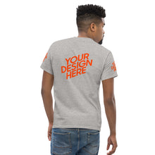 Lade das Bild in den Galerie-Viewer, Dickes Stoff-T-Shirt für Herren/Männer selbst gestalten und bedrucken
