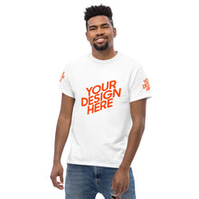Lade das Bild in den Galerie-Viewer, Dickes Stoff-T-Shirt für Herren/Männer selbst gestalten und bedrucken