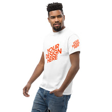 Lade das Bild in den Galerie-Viewer, Dickes Stoff-T-Shirt für Herren/Männer selbst gestalten und bedrucken