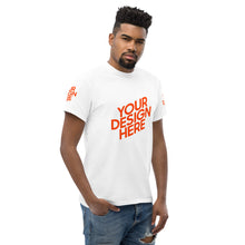 Lade das Bild in den Galerie-Viewer, Dickes Stoff-T-Shirt für Herren/Männer selbst gestalten und bedrucken
