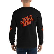 Lade das Bild in den Galerie-Viewer, Deine Stil Langarmshirt mit vollem Arm Herren/Männer selbst gestalten und bedrucken
