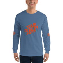 Lade das Bild in den Galerie-Viewer, Deine Stil Langarmshirt mit vollem Arm Herren/Männer selbst gestalten und bedrucken