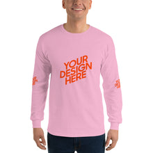 Lade das Bild in den Galerie-Viewer, Deine Stil Langarmshirt mit vollem Arm Herren/Männer selbst gestalten und bedrucken