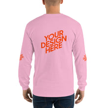 Lade das Bild in den Galerie-Viewer, Deine Stil Langarmshirt mit vollem Arm Herren/Männer selbst gestalten und bedrucken