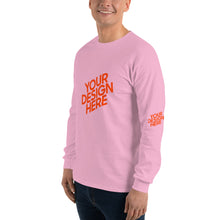 Lade das Bild in den Galerie-Viewer, Deine Stil Langarmshirt mit vollem Arm Herren/Männer selbst gestalten und bedrucken