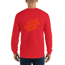 Lade das Bild in den Galerie-Viewer, Deine Stil Langarmshirt mit vollem Arm Herren/Männer selbst gestalten und bedrucken