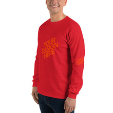 Lade das Bild in den Galerie-Viewer, Deine Stil Langarmshirt mit vollem Arm Herren/Männer selbst gestalten und bedrucken