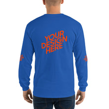 Lade das Bild in den Galerie-Viewer, Deine Stil Langarmshirt mit vollem Arm Herren/Männer selbst gestalten und bedrucken