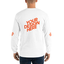 Lade das Bild in den Galerie-Viewer, Deine Stil Langarmshirt mit vollem Arm Herren/Männer selbst gestalten und bedrucken