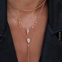 Lade das Bild in den Galerie-Viewer, Modeschmuck Collier Persönlichkeit Anhänger Halskette Beauty and the Beast Schmuck