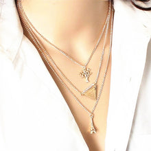 Lade das Bild in den Galerie-Viewer, Modeschmuck Collier Persönlichkeit Anhänger Halskette Beauty and the Beast Schmuck
