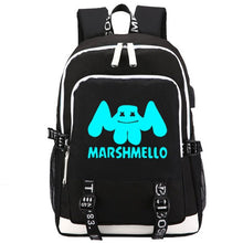 Lade das Bild in den Galerie-Viewer, Leuchtende Laptoptasche USB-Laderucksack