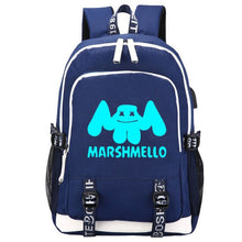 Lade das Bild in den Galerie-Viewer, Leuchtende Laptoptasche USB-Laderucksack