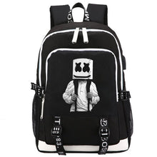 Lade das Bild in den Galerie-Viewer, Leuchtende Laptoptasche USB-Laderucksack