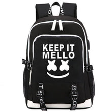 Lade das Bild in den Galerie-Viewer, Leuchtende Laptoptasche USB-Laderucksack