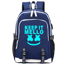 Lade das Bild in den Galerie-Viewer, Leuchtende Laptoptasche USB-Laderucksack